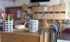 Einer unserer Arbeitsplätze: das Lehrerzimmer