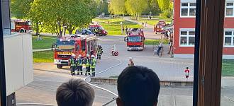 Bild zu: Großübung der Herbrechtinger Feuerwehren