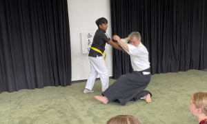 Eine erste Wurftechnik: shiho nage