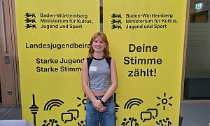 Megan ist Mitglied im Ausschuss für Jugendbeteiligung